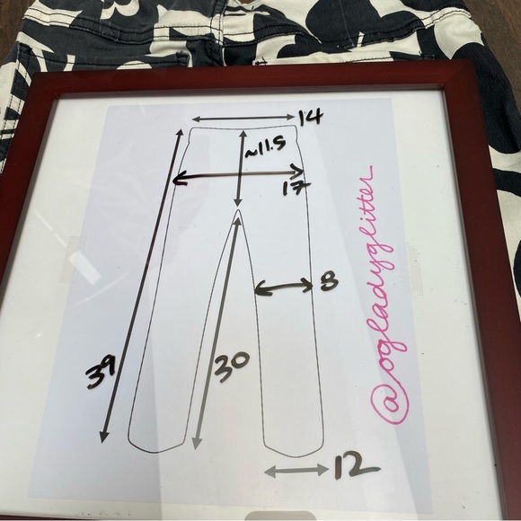 NWT FP Penny Printed Flared Jeans - Picture 5 of 10